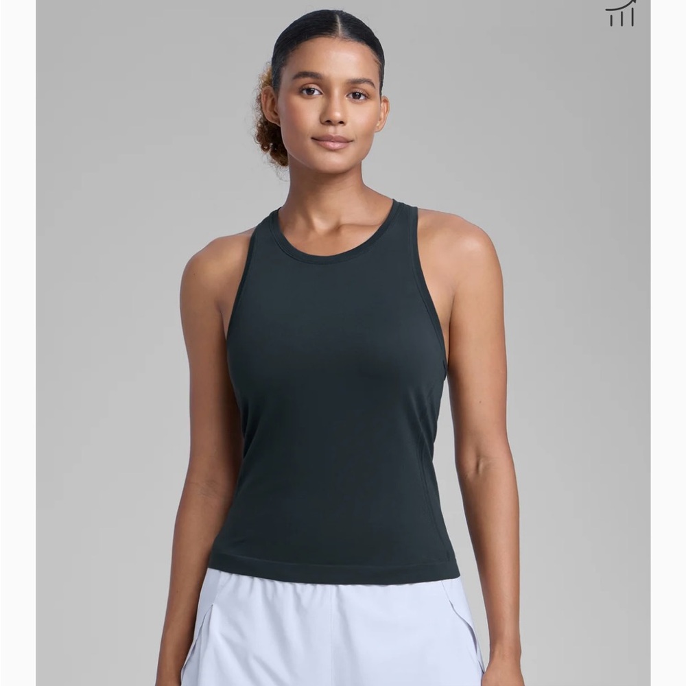 CRZ YOGA Dark Blue Racerback Tank Top